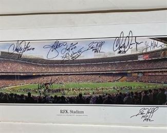 Offers Welcome! Multiple Signed Autographs 1982 Washington Redskins Vs. Philedelphia Eagles R.F.K. Stadium Panoramic Poster For inquiries about the listing or if you are selling your gold or silver, please text or call 7032689529 or visit the Tysons Jewelry Store at 8373 Leesburg Pike #12, Vienna Virginia 22182