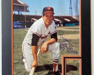 Offers Welcome! Signed Poster Brooks Robinson Posed Kneeling With Bat Baseball Baltimore Orioles 20”x24” For inquiries about the listing or if you are selling your gold or silver, please text or call 7032689529 or visit the Tysons Jewelry Store at 8373 Leesburg Pike #12, Vienna Virginia 22182