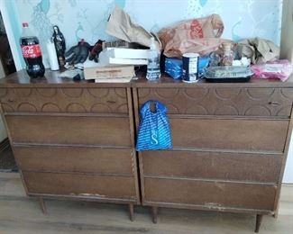 Matching 1960's dressers.
