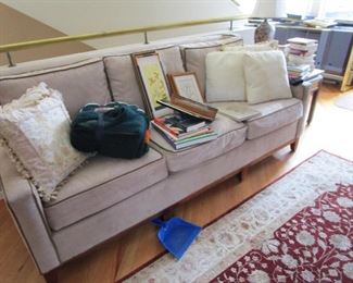 Beautiful Masins sofa, carpet and some frames