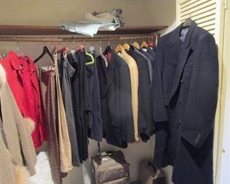 Some men's suits and misc