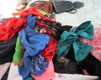 Tons of scarves