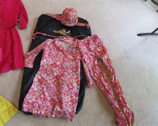 3 Pucci 1966 Braniff Airlines Stewardess outfits and original garment bag.