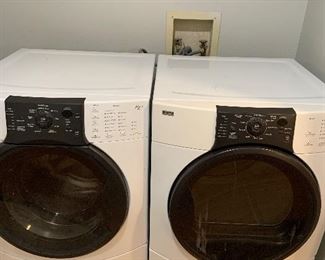 Kenmore front loading washer and dryer