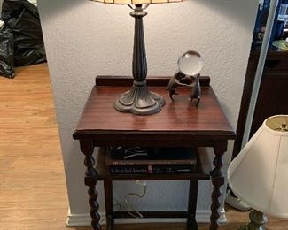 barley twist antique telephone stand