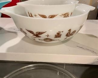 Early American vintage pyrex 