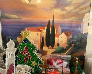 christmas, framed art