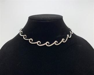 18K White Gold & 1.25 Carat Diamond Necklace  A-1 Auction