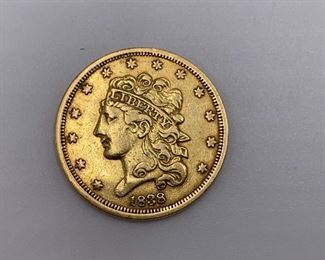 1838 Classic Head - Half Eagle $5 Gold Piece