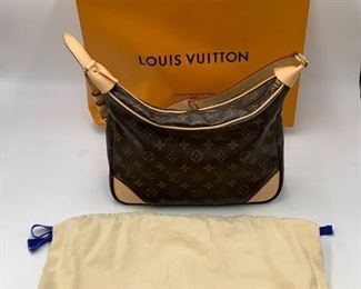Louis Vuitton Purse Monogram Canvas Boulogne 35 MNG