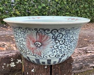 Chinese Underglaze Blue & Red Porcelain Bowl
