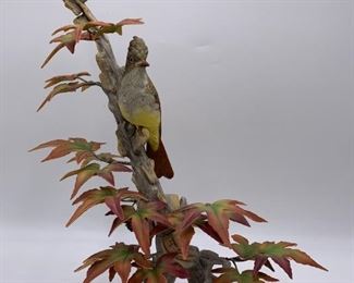 Limited Edition Porcelain Crested Flycatcher Bird by Boehm