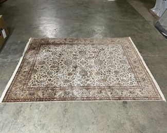 Large Handmade Silk Rug 146 x 107