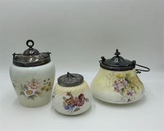 3 Wavecrest - MT Washington Biscuit Jars