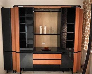 Modern Shelving Unit. Measures 104” W x 92” H.