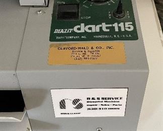 Vintage Diazit Dart 115 Engineering Ammonia Developer Blue Print Machine. Photo 3 of 3. 