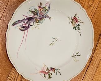 Haviland Lobster Platter. Measures 12.5" D. Photo 1 of 2. 