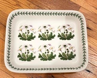Botanic Garden Portmeirion Vegetable Server / Lasagna Dish. 