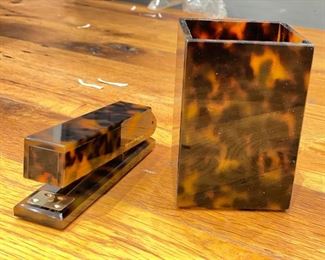 Kate Spade Tortoise Stapeler & Pencil Caddy. Photo 1 of 2. 