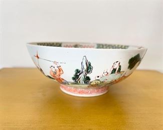 Decorative Asian Bowl. Measures 10” D & 5” H on Stand.  Photo 1 of 2.