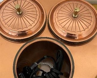 Copper Buffet Master Steam Table with Faux Tortoise Handles. Photo 2 of 3. 