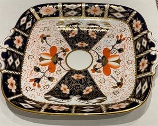 Royal Crown Derby Square Dish. 