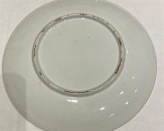 Antique Japanese Orange Dragonfly Imari Plate. Measures 9.75” D. Photo 2 of 2. 