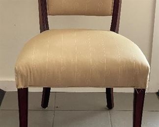 Pair of 2 Mahogany Baker Furniture Side Chairs. Each Measures 22" W x 20" D with 19" Seat Height. Photo 1 of 4.