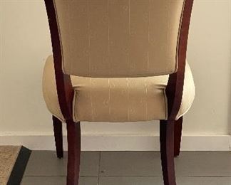 Pair of 2 Mahogany Baker Furniture Side Chairs. Each Measures 22" W x 20" D with 19" Seat Height. Photo 4 of 4. 