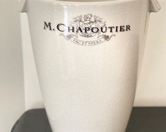 M. Chapoutier Glazed Ceramic Vases - 2 Available. Measurements: Oval: 10" x 9" x 11/.5" H; Square: 9" x 9" x 12" H. Photo 1 of 2. 