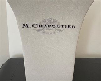 M. Chapoutier Glazed Ceramic Vases - 2 Available. Measurements: Oval: 10" x 9" x 11/.5" H; Square: 9" x 9" x 12" H. Photo 2 of 2. 