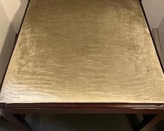 Baker Furniture Velvet Upholstered Baker Side Chair. Photo 2 of 2. 