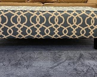 Ballard Designs Graphic Upholstered Bench. Measures 48" x 24" x 17" H. Photo 1 of 2. 