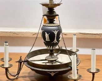 Antique Wedgewood 6-Arm Chandelier. Photo 1 of 3. 