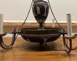 Antique Wedgewood 6-Arm Chandelier. Photo 3 of 3. 