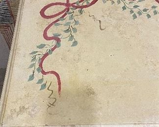 Crackle Finish Vintage 5-Drawer Chest of Drawers. Measures 50” W x 24” D. Photo 3 of 4. 