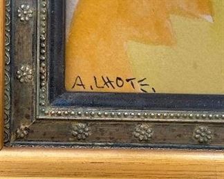 Andre Lhote, "Le Chaos De Rochers," Signed. Measures 14.57" x 10.63". Photo 2 of 2. 