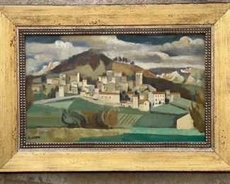 Andre Lhote, "Passage D'Automne," Signed. Measures 21" W x 13" H" Photo 1 of 2. 