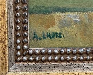 Andre Lhote, "Passage D'Automne," Signed. Measures 21" W x 13" H" Photo 2 of 2. 