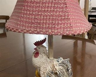 Rooster Table Lamp. 