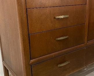 Mid-Century Drexel Walnut Sideboard. Measures 78" W x 19.5" D x 32" H. Photo 4 of 4. 