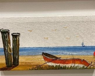 Seascape Signed By Artist. 