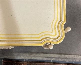 Pair of Baker Faux Bamboo Tray Tables. Each Measures 28” W x 21” D x 24” H. Photo3 of 3.