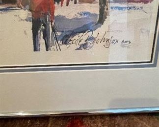 Aspen Signed & Numbered Lithograph. Measures 19" x 25.25" Unframed. Photo 3 of 3. 