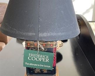 Pair of Frederick Cooper Tole Chinoiserie Tea Canister Lamps. Photo 2 of 2. 