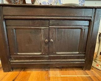 Antique Walnut Cupboard. Measures 40" W x 19" D x 26" H. Photo 1 of 2. 