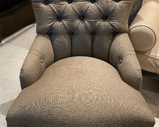 RH Upholstered Occasional Chair. 
