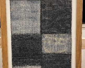 Woven Fabric Framed Artwork - 2 Available. Photo 1 of 2. 