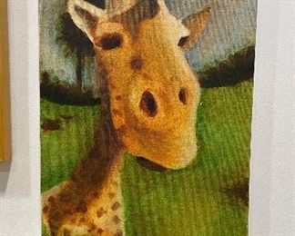 Giraffe Canvas. 