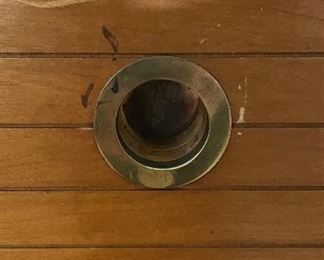 1940s Cherry Telescoping Dining Table / Cabinet. Cabinet Measures 40" W x 20" D x 37" H. Table Is 18" - 86" with 18" Pull Out and Four 17" Leaves. Photo 2 of 6. 